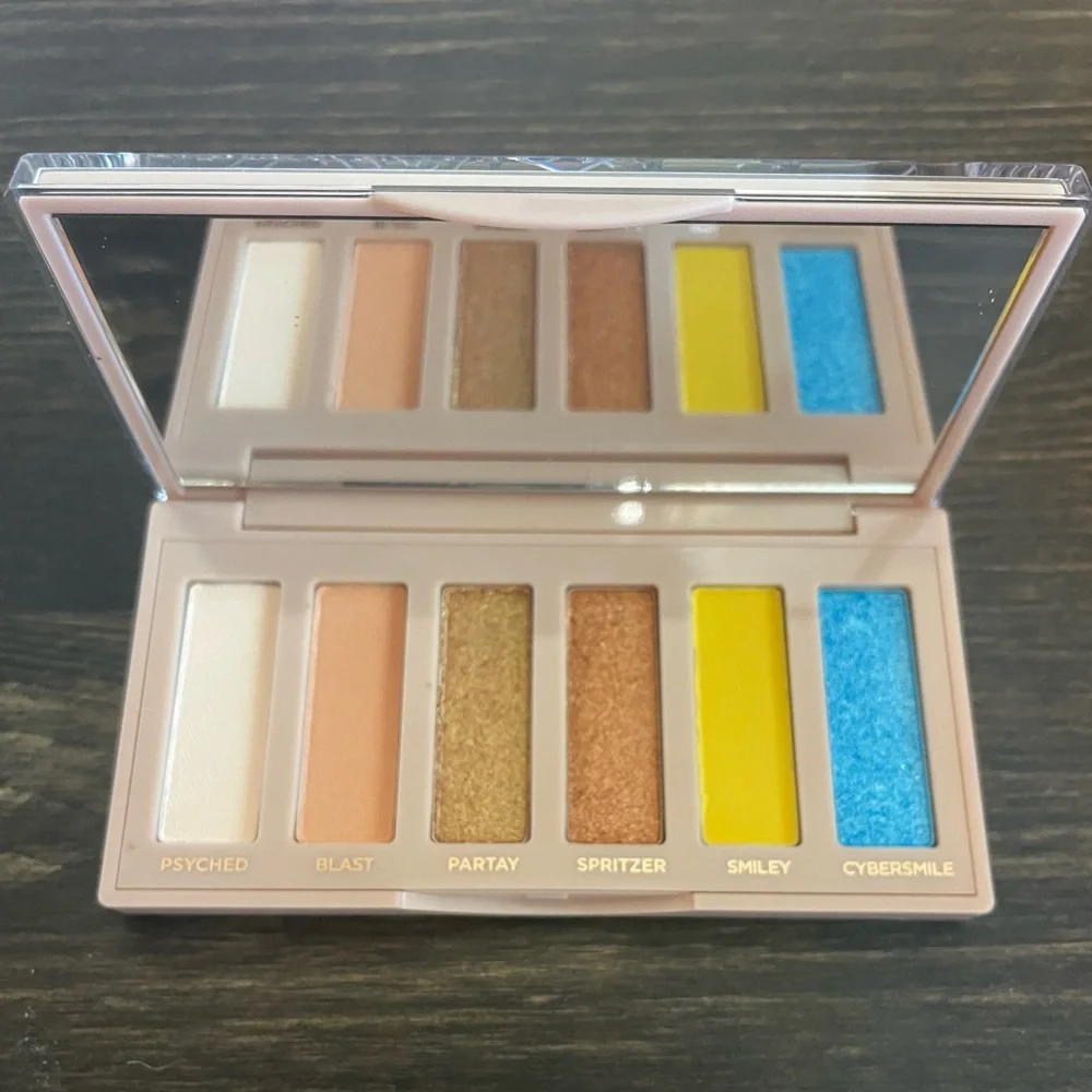 NIB URBAN DECAY Limited Edition “Mucho Happy” Smiley Mini Palette‎